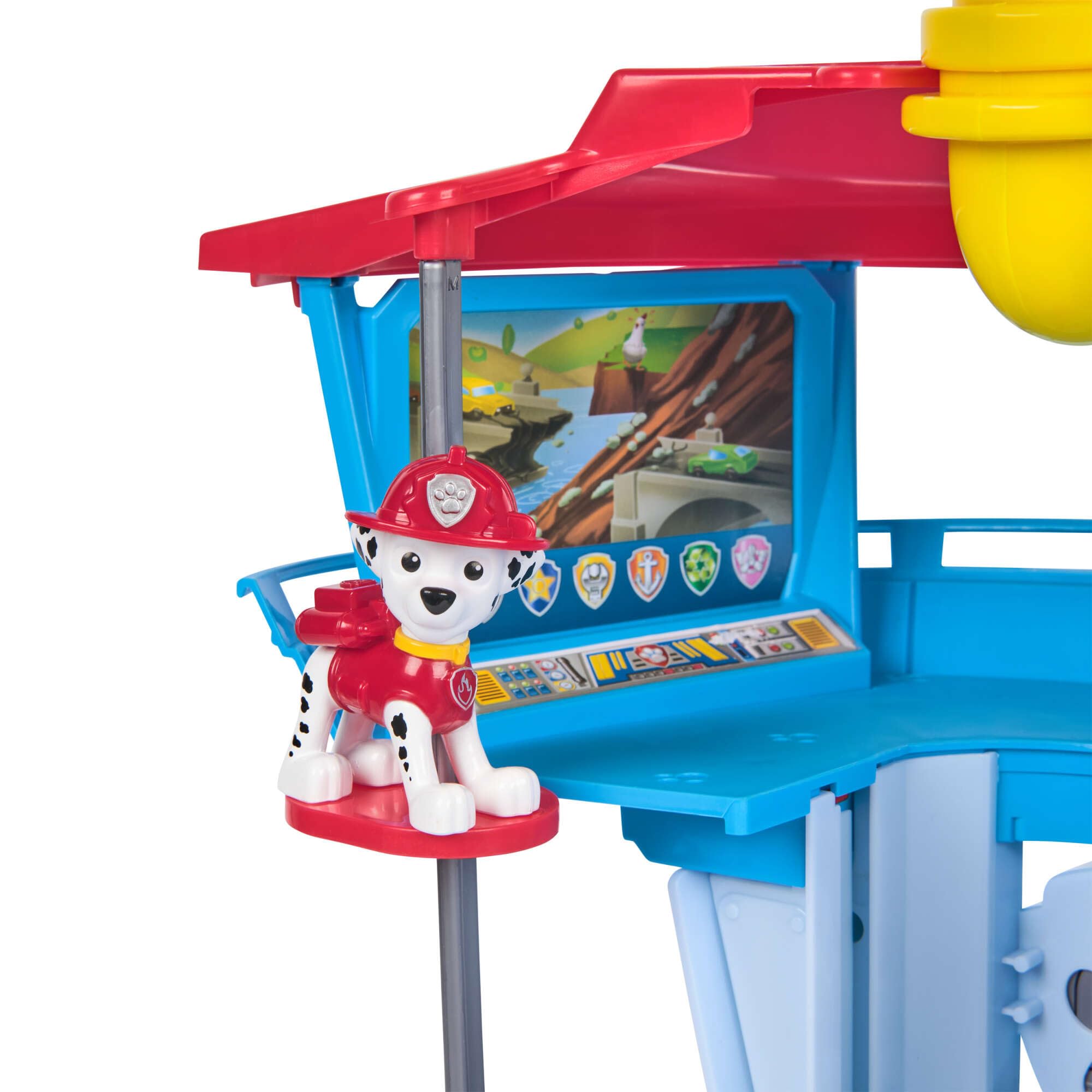 PAW PATROL Kwatera główna ze światłem i dźwiękiem, pojazdami i figurkami