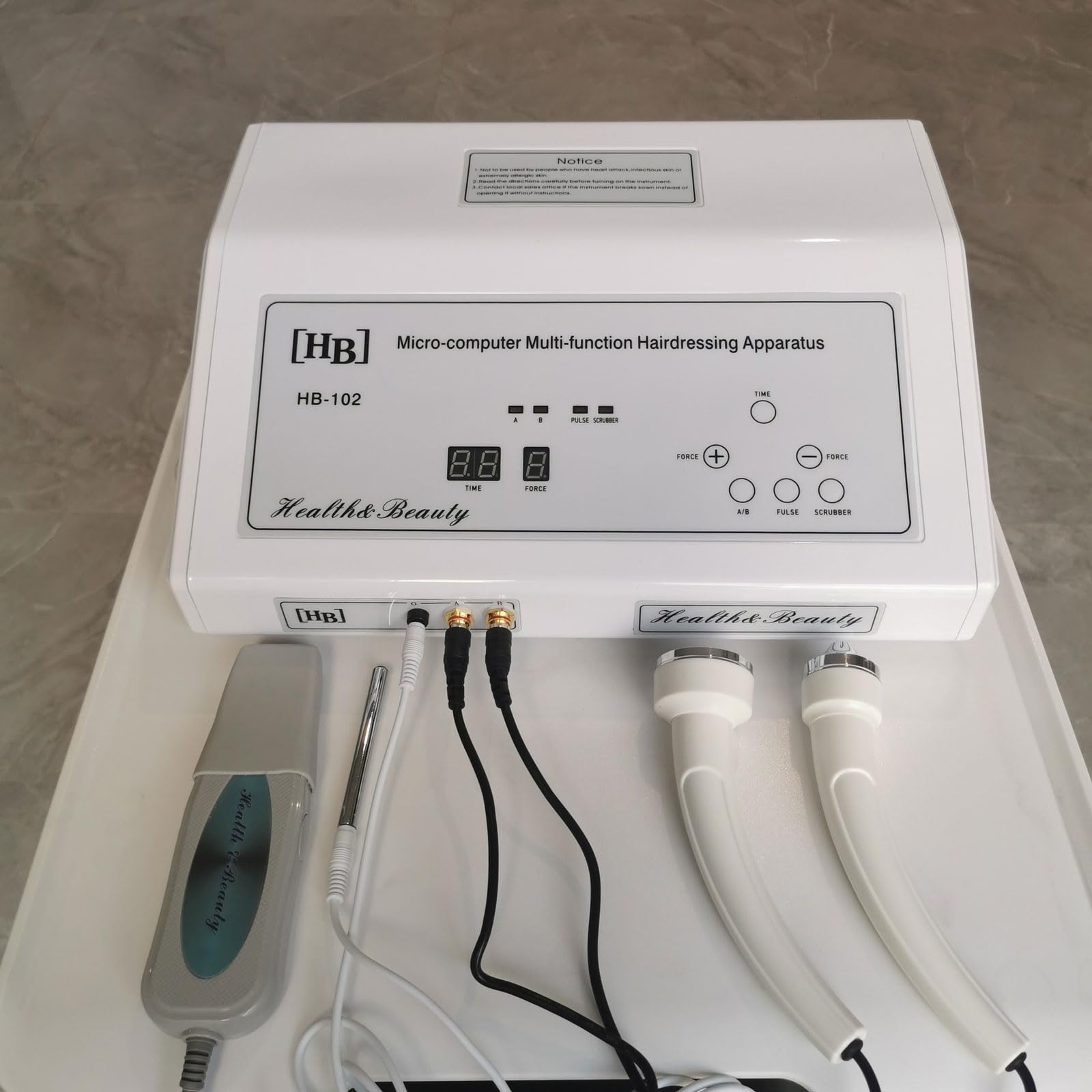 Espátula de Ultrasónico Facial Elimina Puntos Negros, Limpia en Profundidad y Levanta Dispositivo de Belleza con 2 Puntas para Mejorar la Absorción y Reducir Arrugas