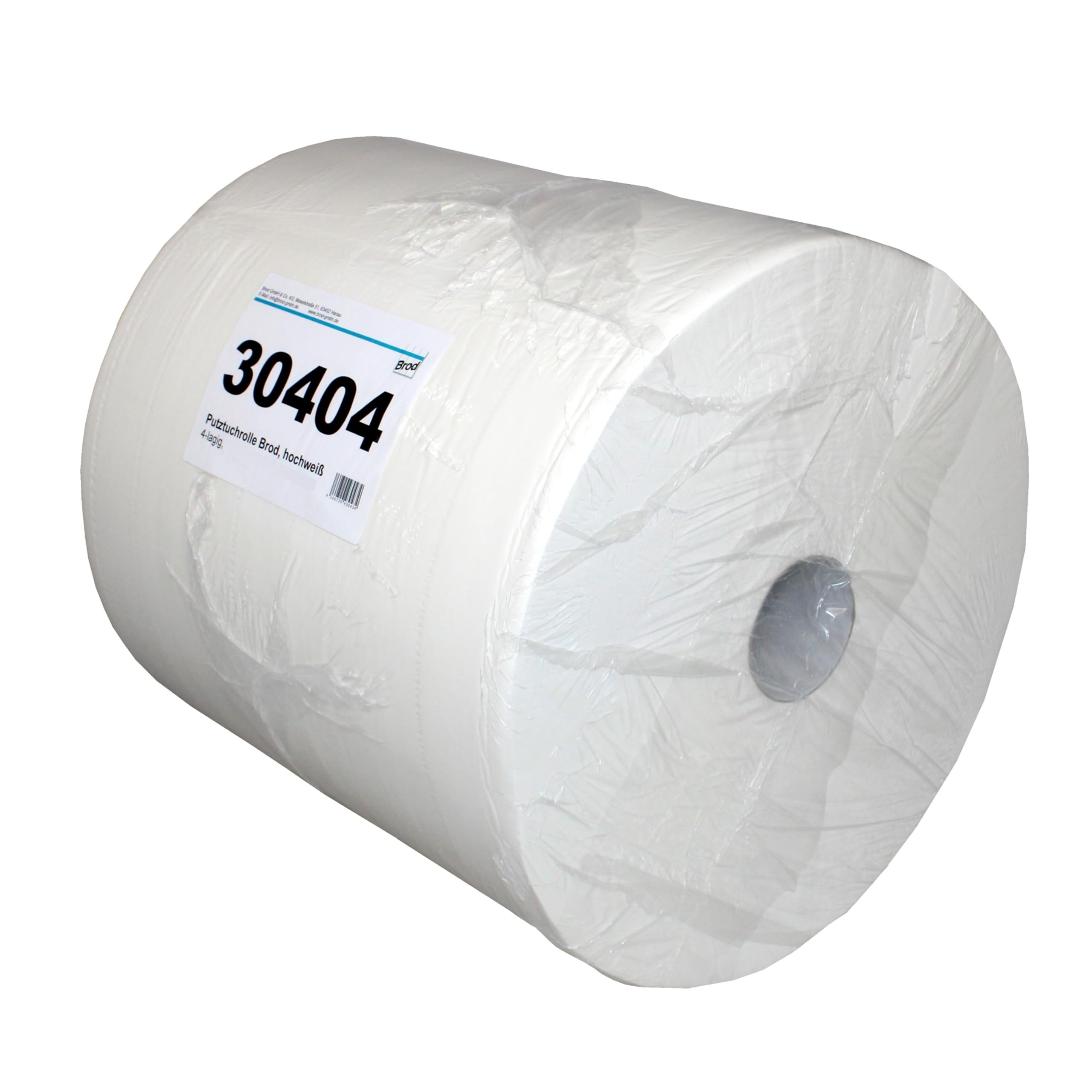 4-lagige Putztuchrolle, fusselarm, 37x37,5cm, 950 Blatt, 100% Zellstoff