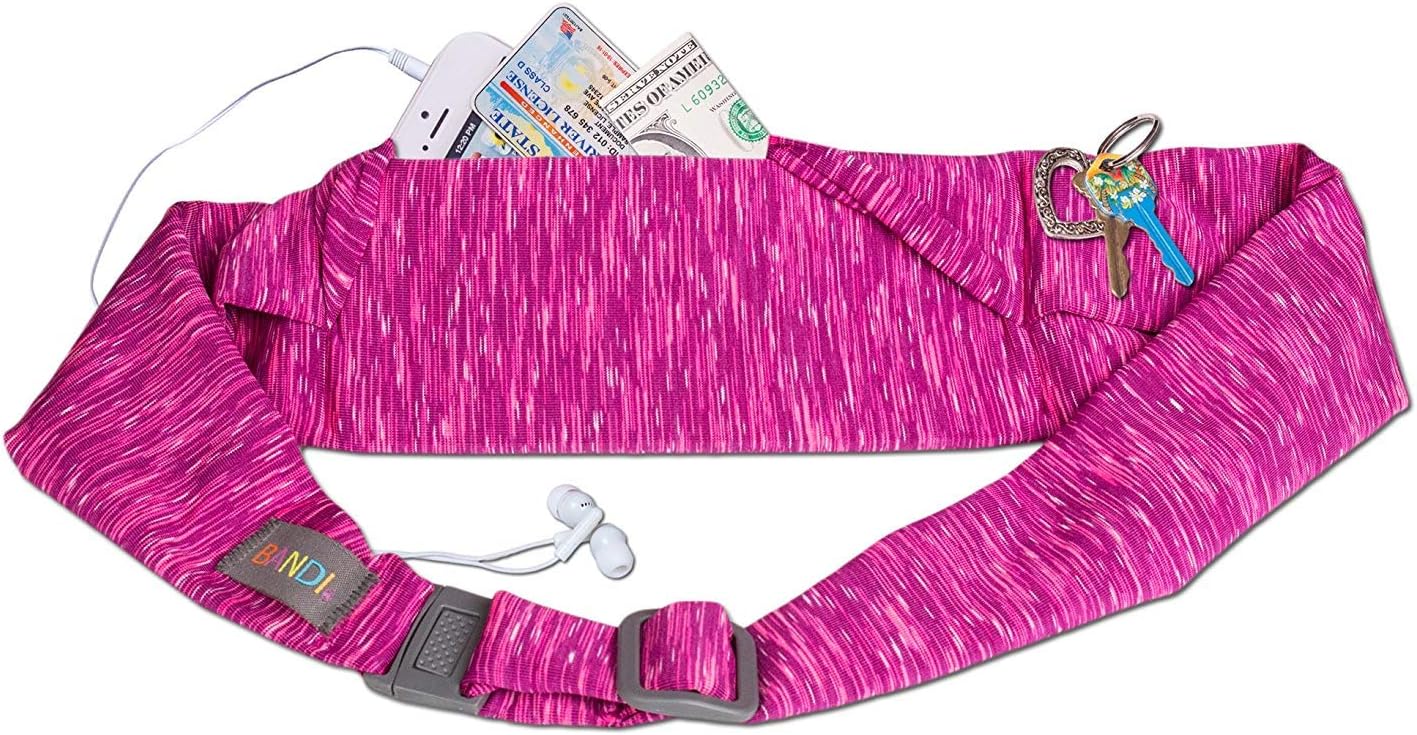 BANDI Classic Pocket Belt Holds Phone for Running, Travel, Medical, Adjustable Fit, Comfortable