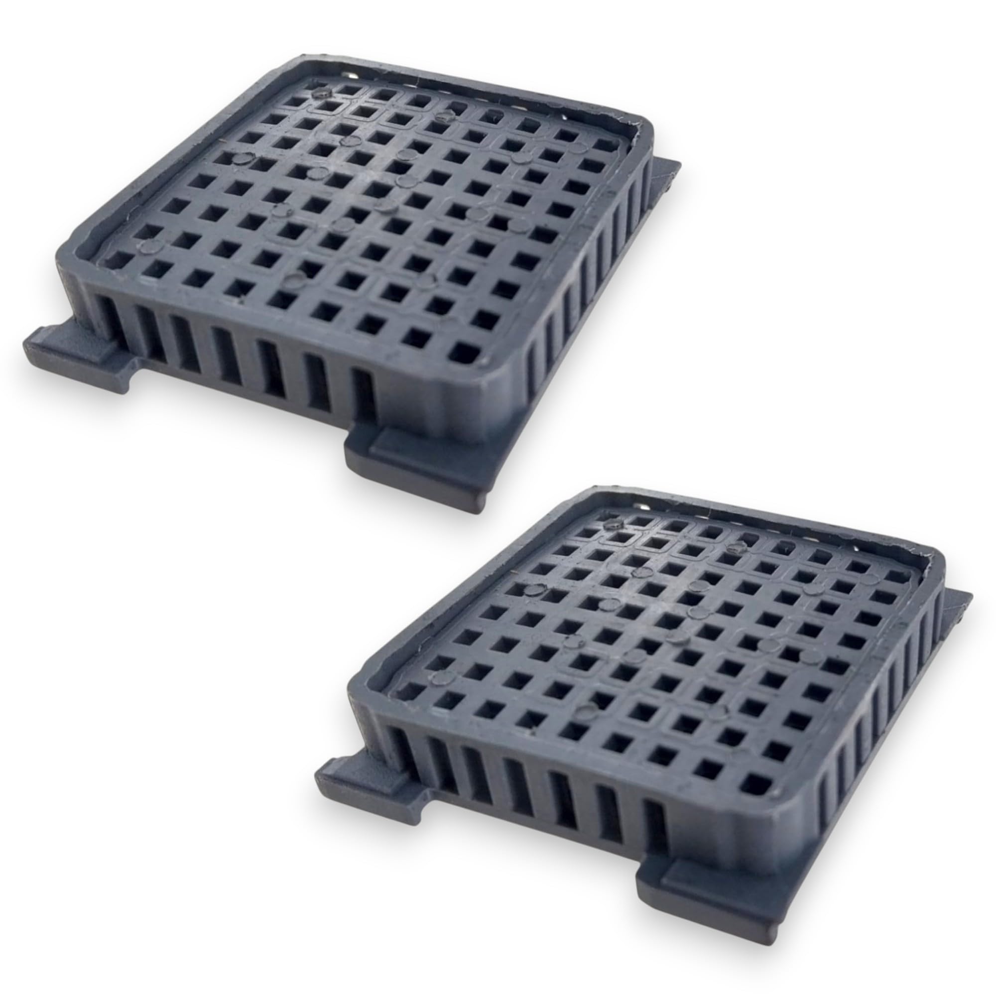 Lot de 2 filtres à charbon actif Fresh Air pour réfrigérateur Liebherr 9096989, 9882429, 9882460, 7440021, désodorisant, 48 x 44 x 10 mm, filtre d'habitacle pour réfrigérateur combiné