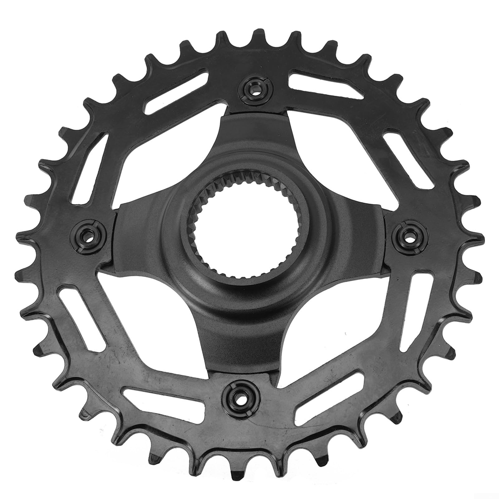 34T/36T/38T/40T Kettenblatt mit Spider Adapter 104BCD für optimalen Bafang-Antriebsmotorbetrieb (38TChainring + Adapter)