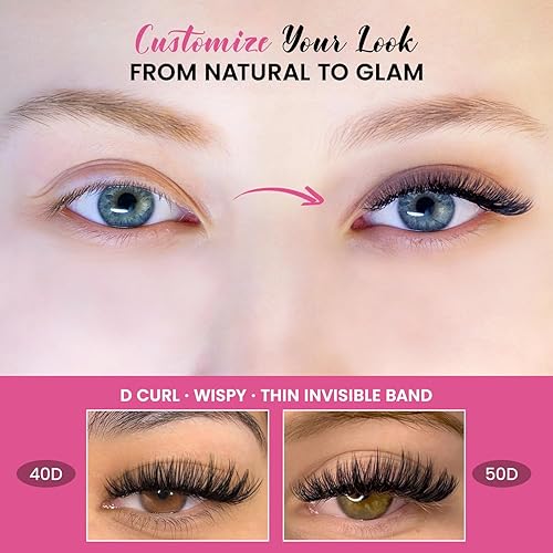 Miniatura 10 de Arishine - Juego de delineador magnético de ojos para pestañas magnéticas con pestañas reutilizables 5 pares