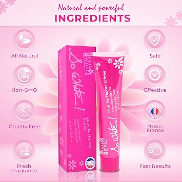 Fair and White So White Perfector Cream 1.7 fl oz / 50ml Skin Brightening Face Cream- Formulated for Moisturizing and Nourishing Skin