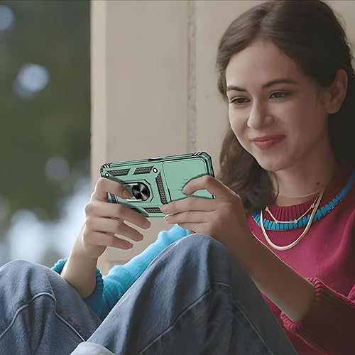 Miniatura 9 de iBaove Funda para OnePlus Nord N30 5G con 2 protectores de pantalla HD y cubierta para cámara deslizante, soporte de anillo de rotación de 360 grado