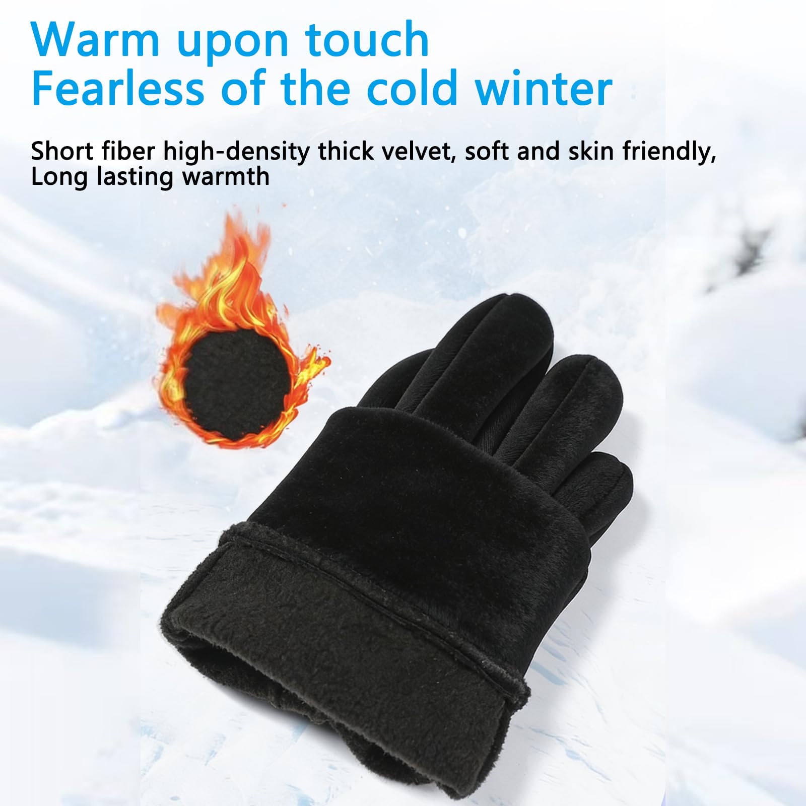 Guantes para niños, impermeables, para invierno, Softshell, cálidos, antideslizantes, resistentes al viento, térmicos, para niños, de forro polar, resistentes al agua, para deportes al aire