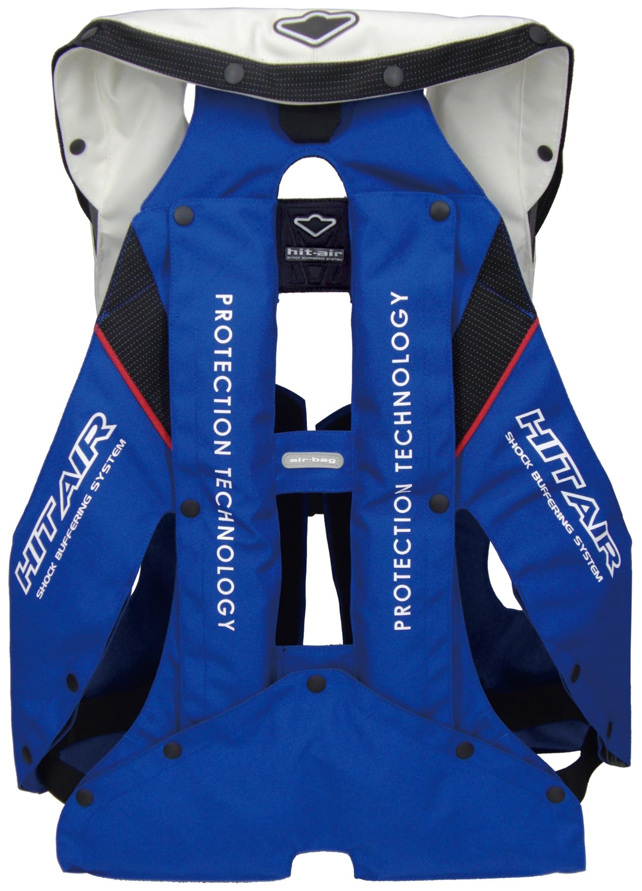 H*e様 バイク用エアバックベスト、MLV-C (ホワイト, L（M～2XL対応 MLV-C | 首・背中・尻・脇に気室が固定収納 | バイク用製品 | ヒット