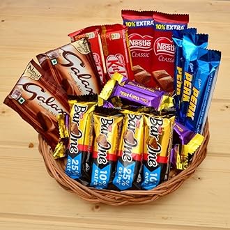 SFU E Com Assorted Chocolate Gift Hamper | Chocolate Gift For Birthday, Anniversary, Valentine, Diwali, Rakhi, New Year | 008