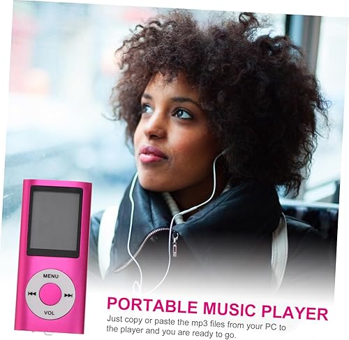 Miniatura 8 de Reproductor de música portátil compacto con visor de fotos de pantalla y mini puerto USB Reproductor ligero para música y estudiantes