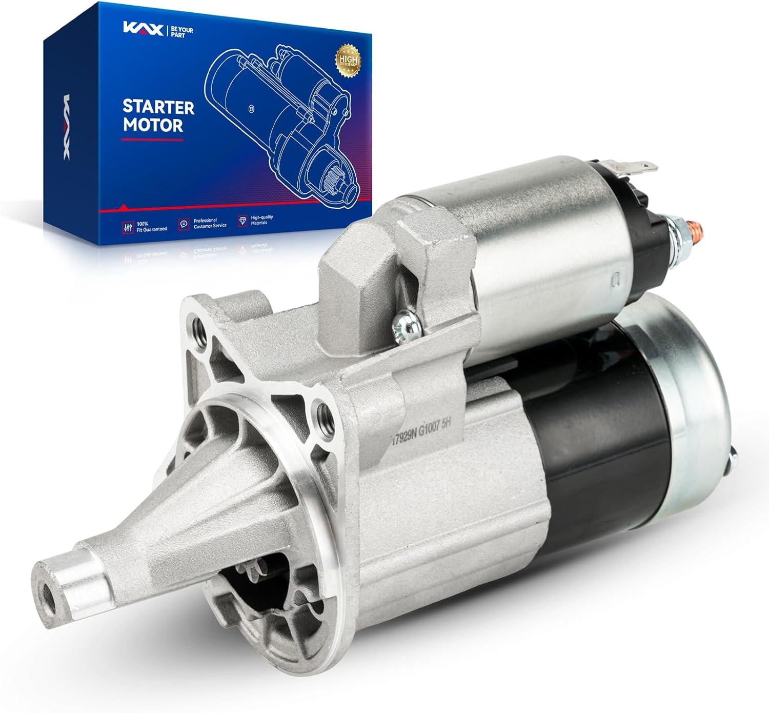 KAX NEW Starter 17929N Compatible with Chrysler, Dodge, 2004-2006 Sebring 2.7L, 2004-2006 Stratus 2.7L, 1.2KW 12V 10 Teeth CW