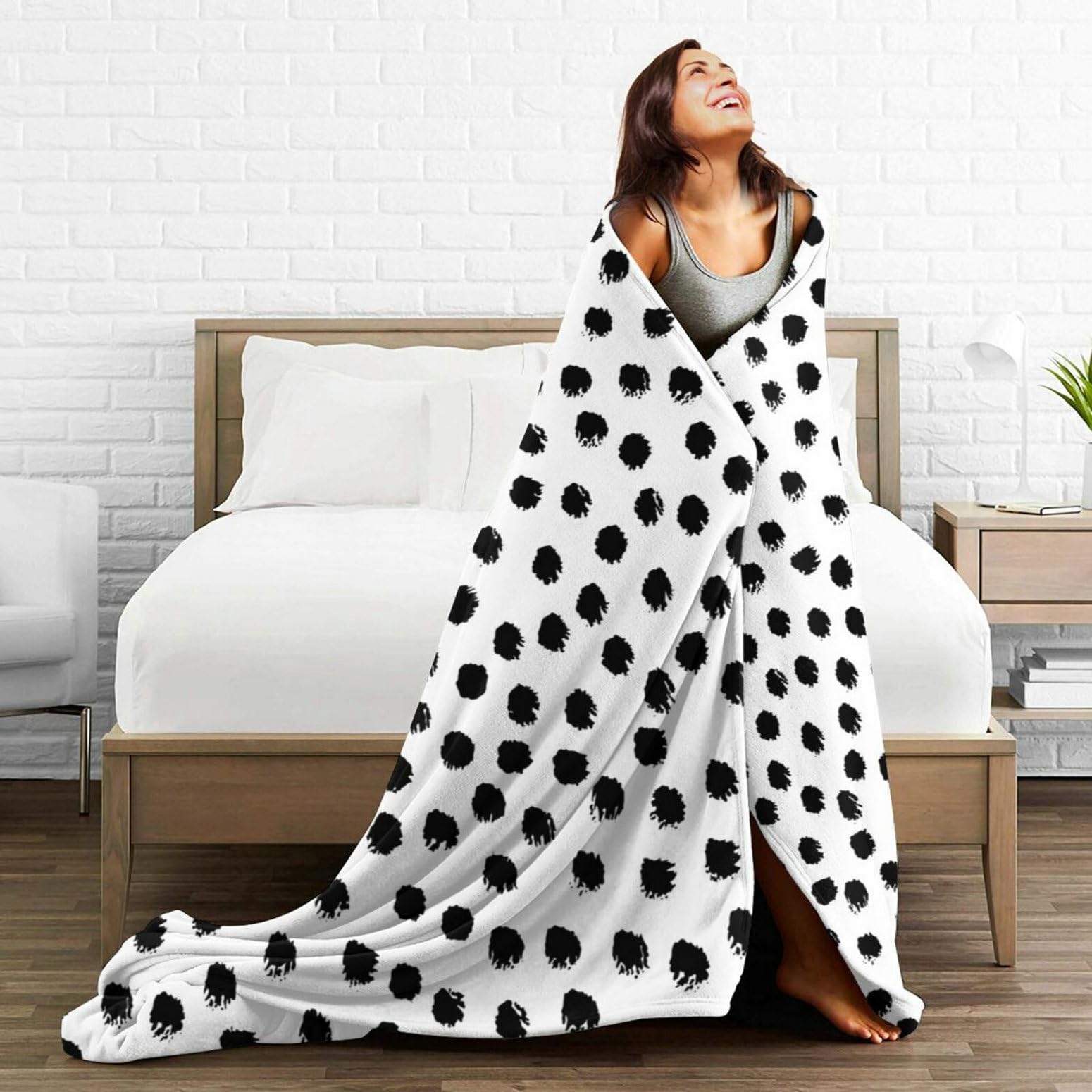 Coperta Morbida In Pile Con Stampa Ibisco E Motivi Polinesiani: Leggera E Lavabile, Disponibile In Varie Misure