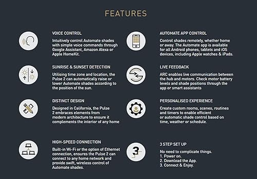 Miniatura 8 de Automatiza la interfaz de smartphone y tableta Pulse 2, controlador motorizado de persianas y persianas a través de WiFi, funciona con dispositivos
