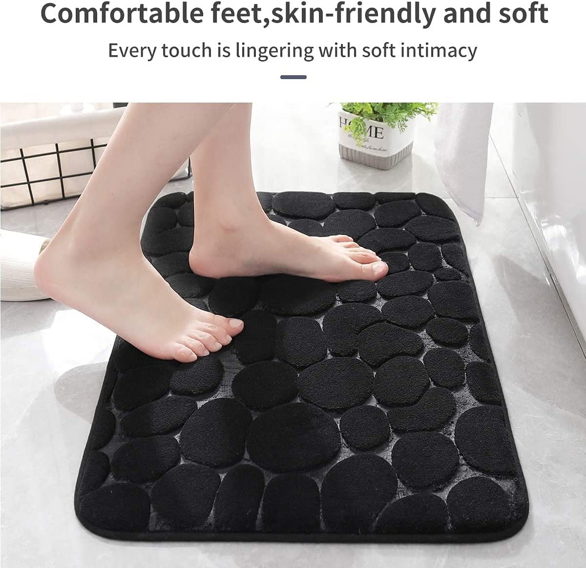 HomeCloud Memory Foam Bath Mat - Absorbent & Non-Slip -2 HomeCloud Memory Foam Bath Mat - Absorbent & Non-Slip -2
