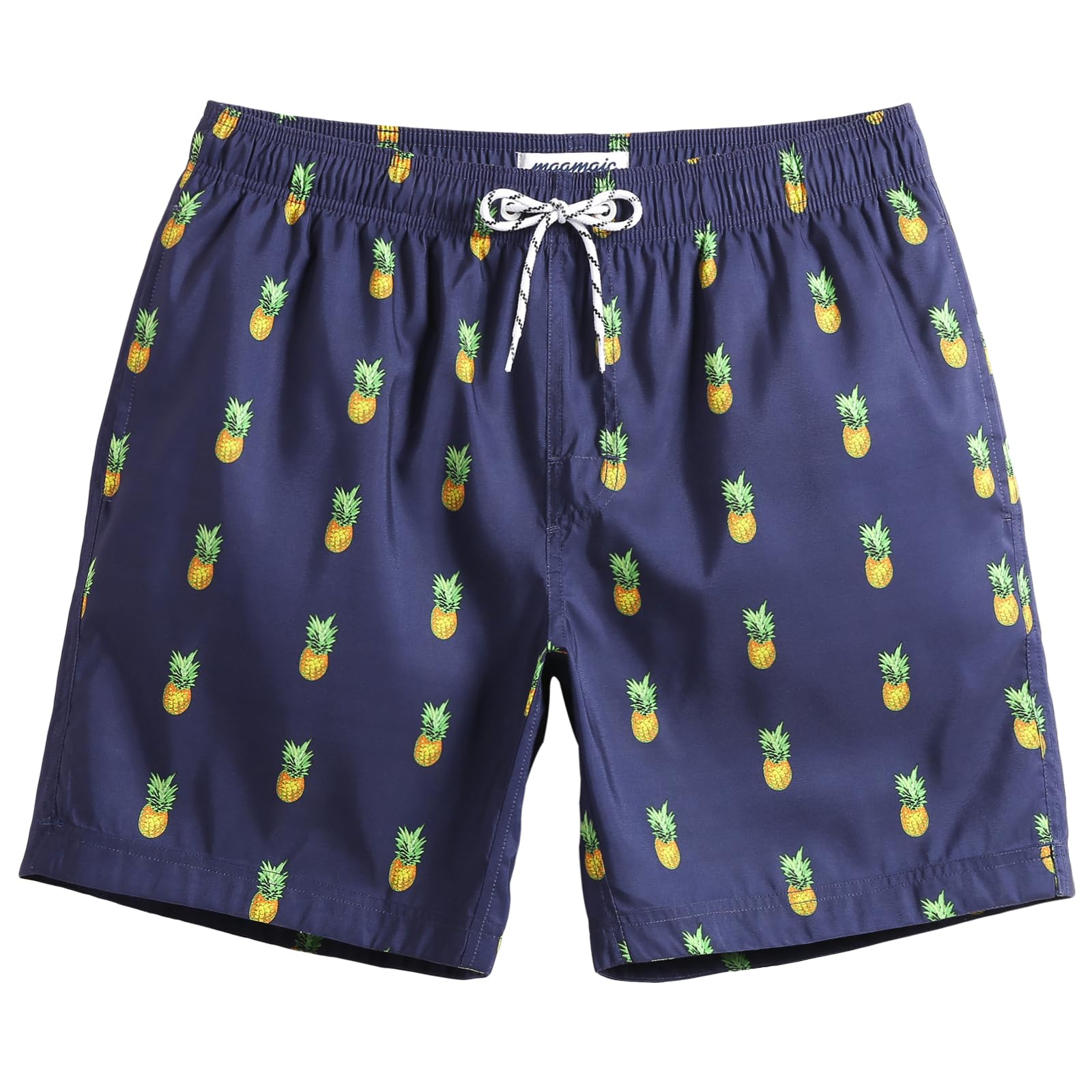 maamgic Mens Slim Fit Swim Shorts Swim Trunks 7 inch