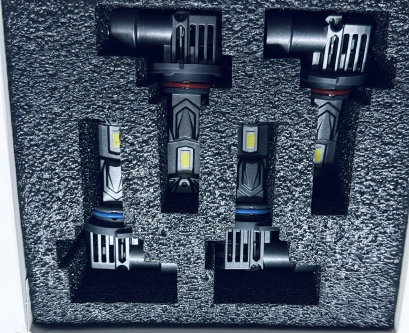 Rimthin E1 9005/HB3 9006/HB4 LED Headlight Bulbs 6000K White IP67 Pack of 4