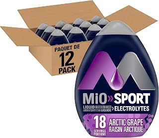 MiO Sport Arctic Grape Liquid Water Enhancer, 48ml (Pack of 12)