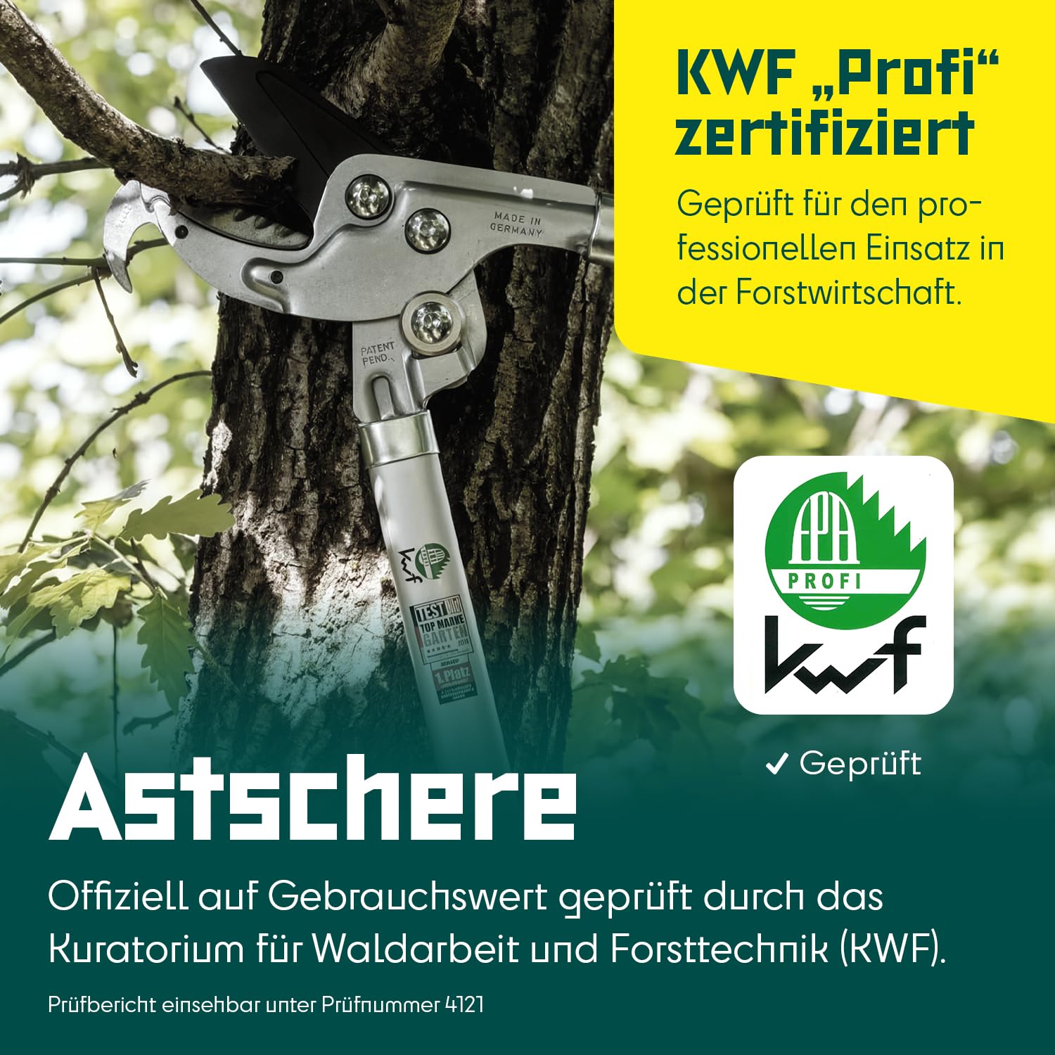 BERGER Amboss Astschere 4255 | Profi-Astschere