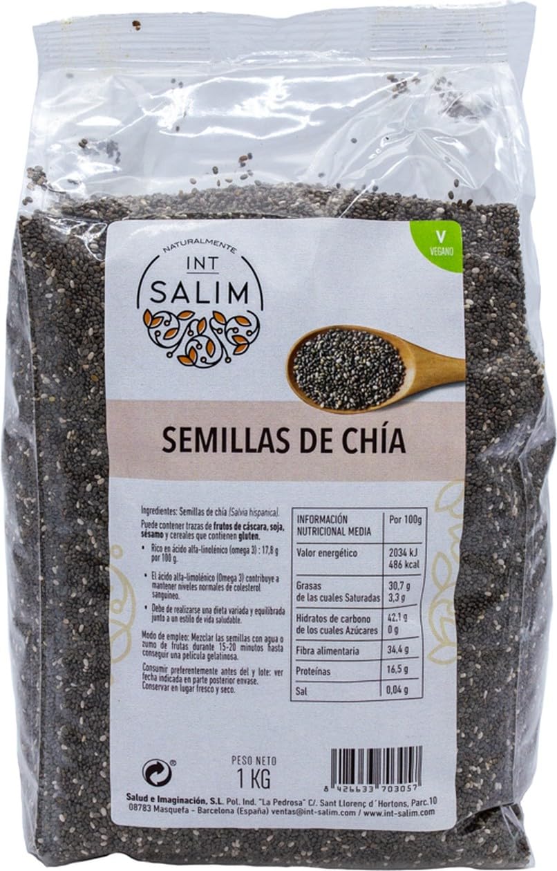 SEMILLAS DE CHIA 1kg. – trattamento pensato per un impiego regolare, può essere utilizzato con regolarità secondo le proprie esigenze, peso 1 kg e unisce funzionalità pratica e sensazione piacevole gi