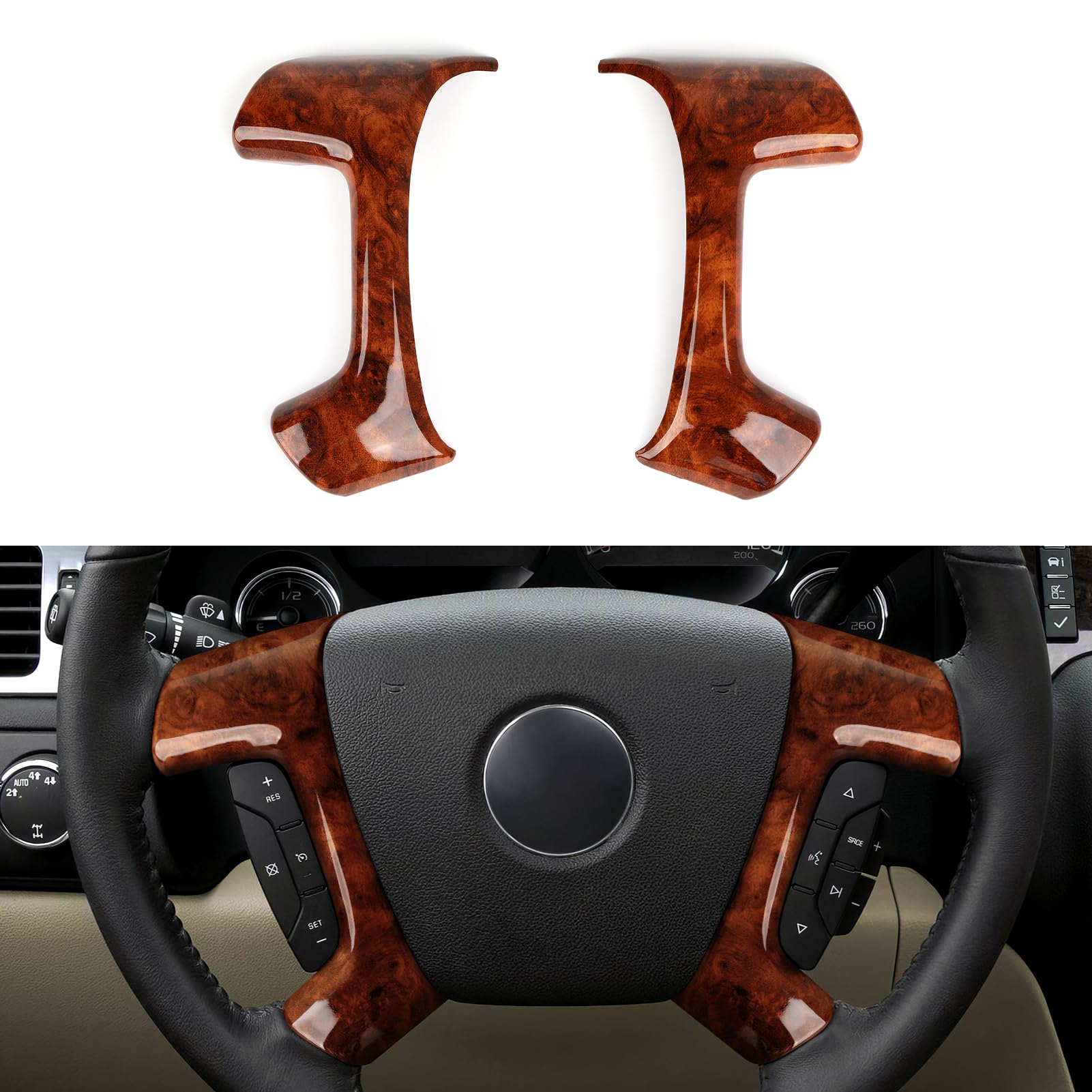 Photo 1 of HENGYUESHANG Wood Grain Car Trim Sticker