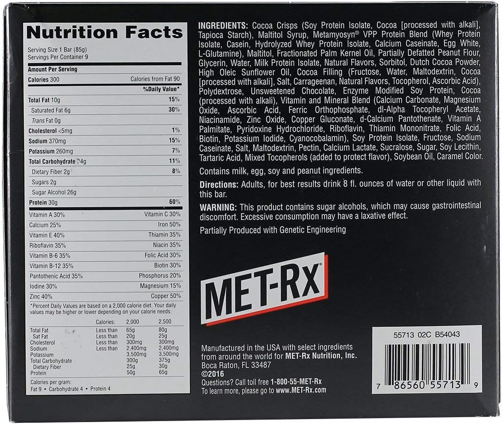 Met-RX Protein Plus Bar Peanut Butter Cup 9/