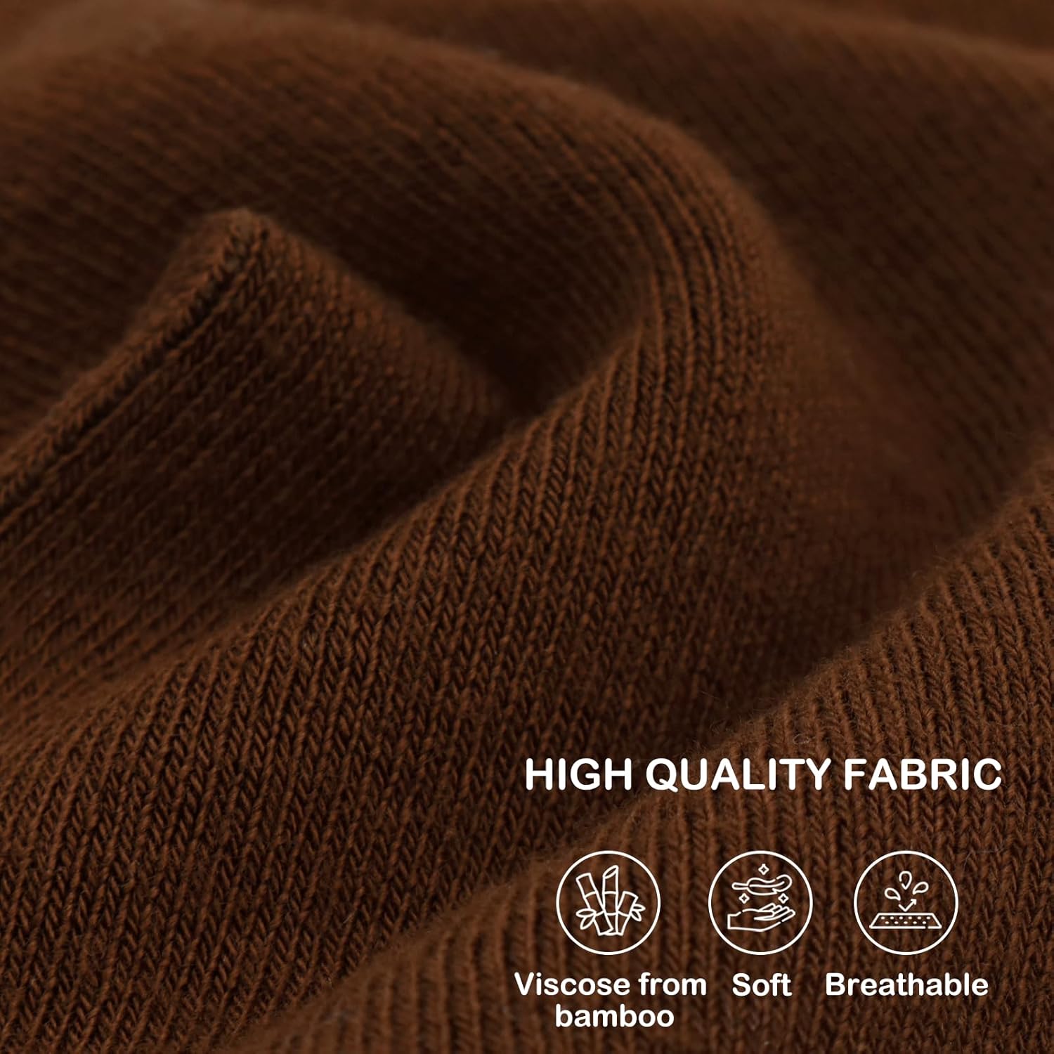 SERISIMPLE Women Thin Viscose Bamboo Socks Crew Lightweight Above Ankle Casual Dress Sock For Ladies Bootie Trouser 5 Pairs - Image 4