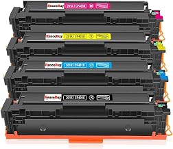 201X CF400X Toner Cartridge Compatible with HP 201X CF400X for HP Color Laserjet Pro MFP M277dw M277n M277c6 M277c6 M274n Laser Jet Pro M252dw M252n M252 Black Cyan Yellow Magenta (4-Pack)
