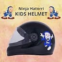 Western Era Stylish Cartoon Character Sticker Full Face Helmet for Kids || Baby Safety and Comfort || (3-12 Years) (Black Glossy) (Non-Motorized) gallery image