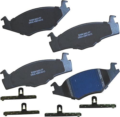 Vista 15 de Bendix Premium SBM8 - Pastillas de freno semimetálicas Premium para modelos seleccionados Buick Special, Camaro, Corvette, Phaeton, Olds F85, Vista