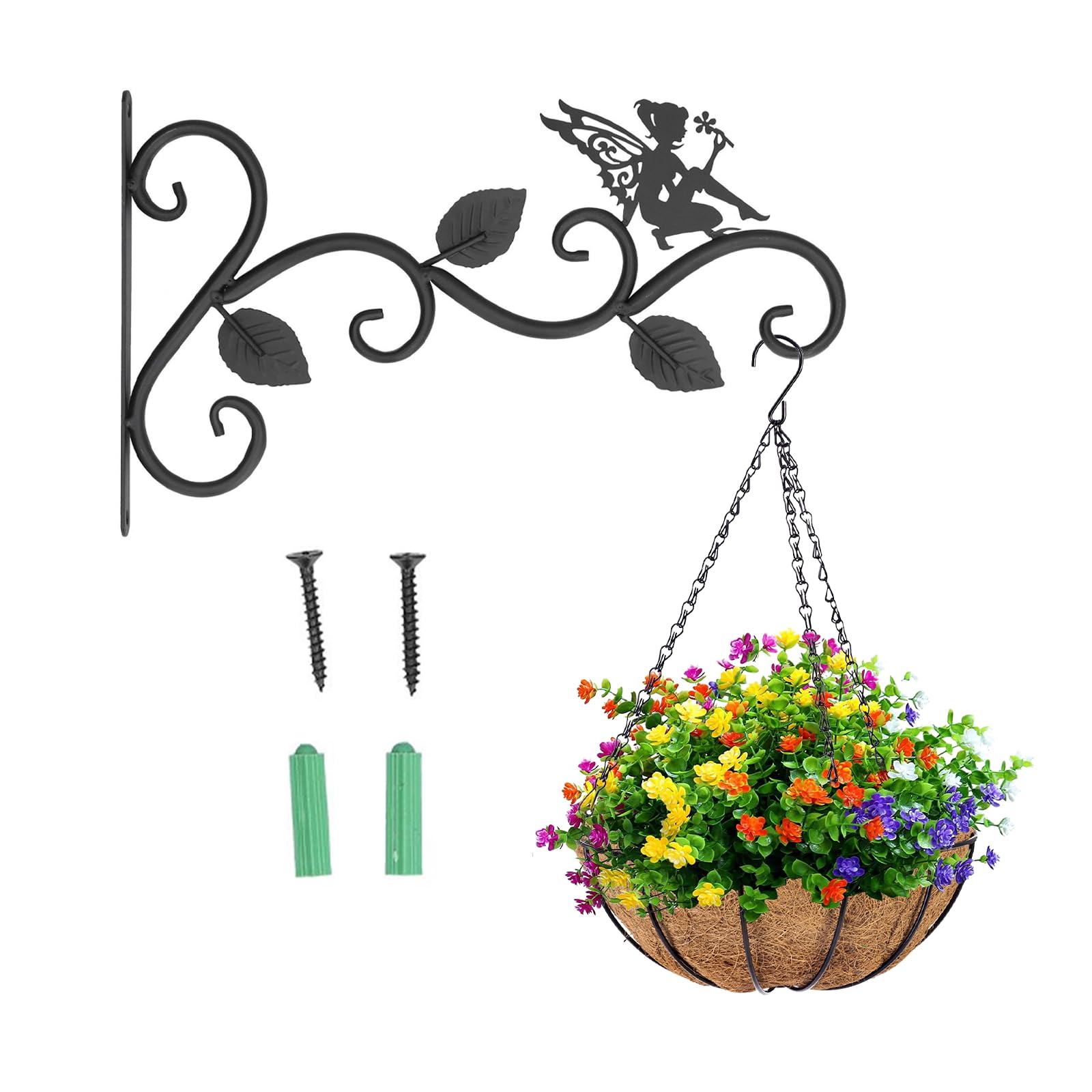 8 ganci per appendere piante, per recinzioni, attrezzi da giardino