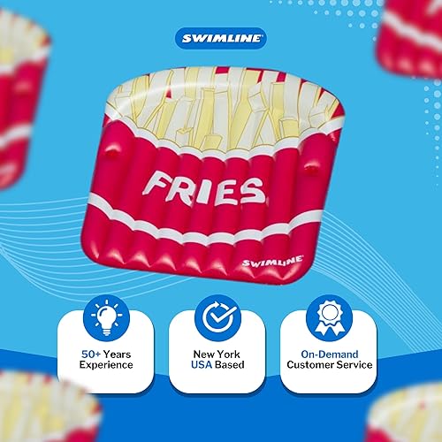 Vista 56 de SWIMLINE Original Pet Pawprint - Flotador de piscina – Tumbona de vinilo duradera para adultos y adolescentes – Divertido flotador de piscina