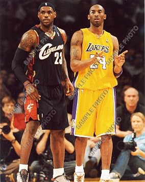 Kobe Bryant & Lebron James Cleveland Cavs 8x10 Photo