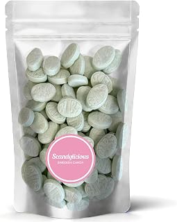 Bubs Swedish Candy – Fruity Pear Mini Sour Ovals | Vegan, Gluten-Free & Gelatin-Free Scandinavian Treats | Soft & Chewy Sour Candy Imported from Sweden (1 LB)