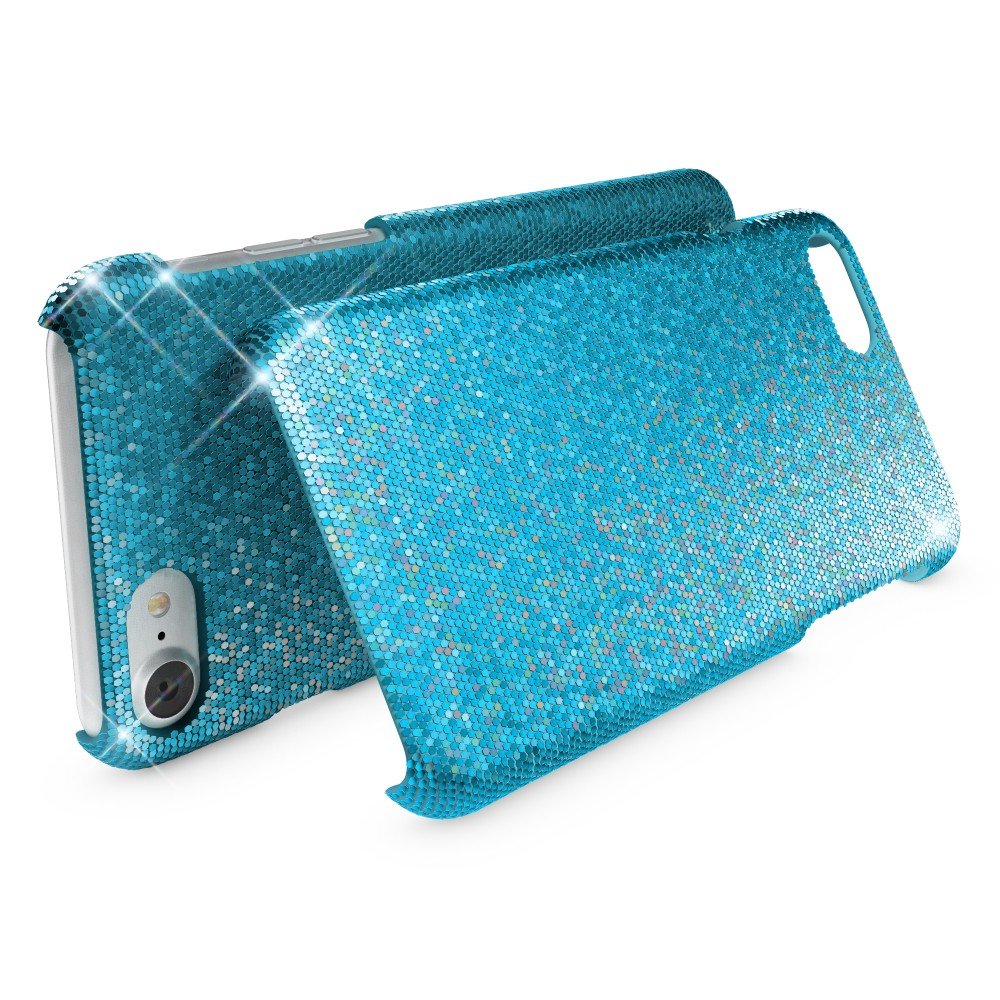 NALIA Cover Glitterata Trasparente Per IPhone SE 2022/2020/8/7, Custodia Morbida In Silicone TPU Con Brillantini Incorporati, Bumper Protettivo