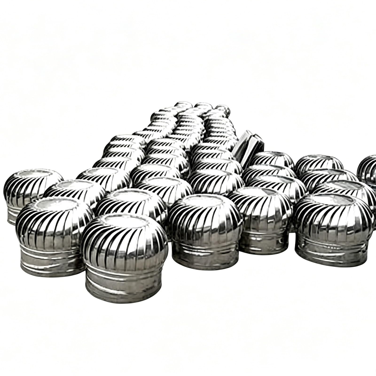 6in,8in,18,in, All Weather Roof Vent, All Purpose Chimney Cowl, 304 Stainless Steel Exhaust Cap, Vent Automatic Rotation By Wind/air Flow(160mm/6.3in)