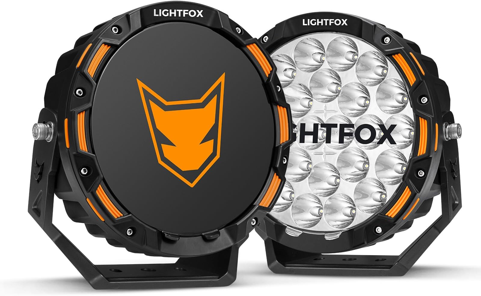 2 PCs 9 Inch LED Spot Light Round, Spot Beam 13226LM, Driving Light Angle Adjustable with DT Connectors, IP68 Waterproof, Compatible with Offroad Jeep Wrangler Truck Pickup SUV