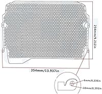 Vista 5 de Radiator Grille Guard for Ya&maha MT-07 FZ-07 MT07 FZ07 2018 2019 2020 2021 Radiator Guards Grille Accessories Water Cooling Protector Grill
