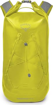 Osprey Transporter 18L Roll Top Waterproof Laptop Backpack, Lemongrass Yellow