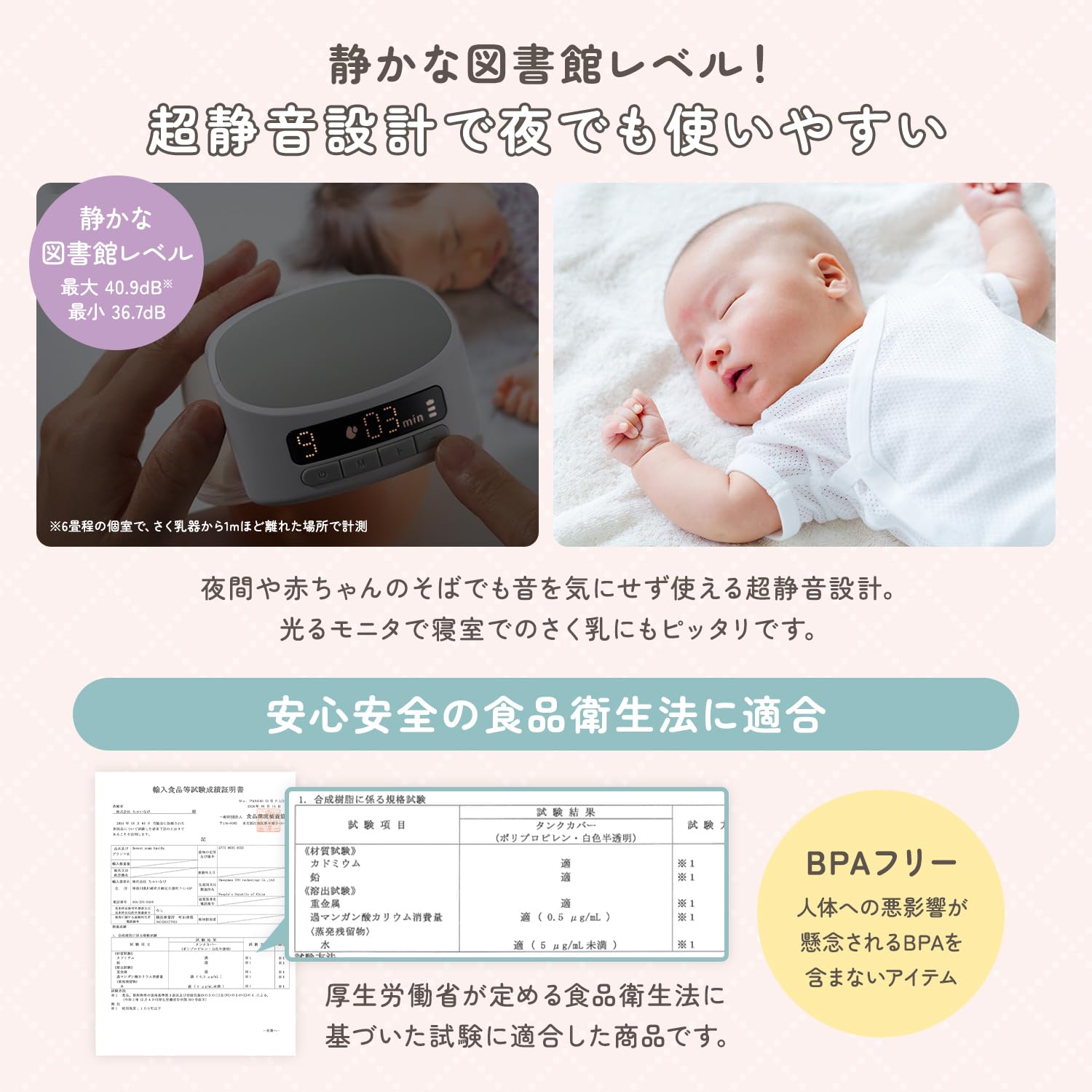 Amazon.co.jp: アンジュスマイル 搾乳機 電動搾乳機 ハンズフリー さく
