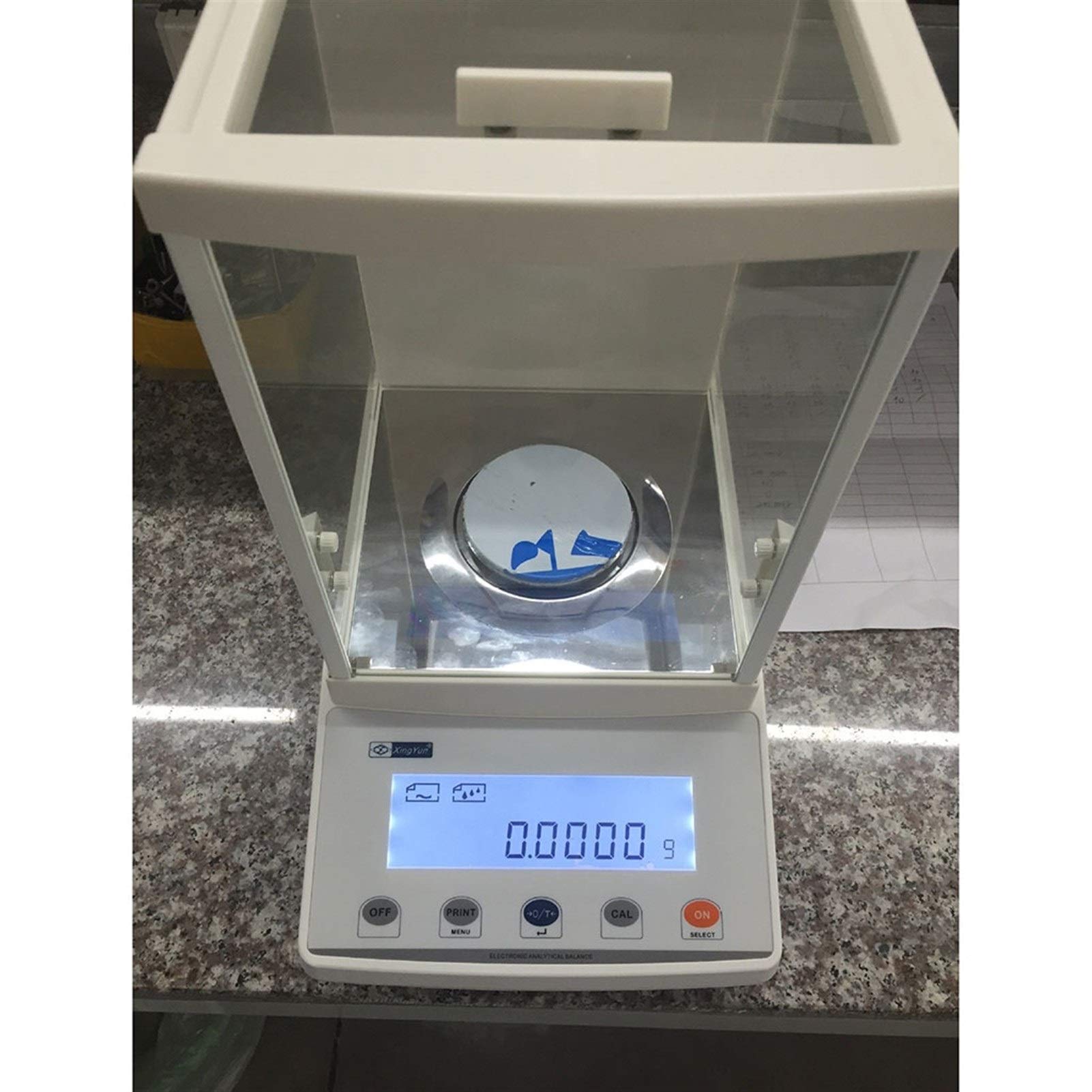0,0001G Precyzyjna Elektroniczna Waga Analityczna Laboratoryjna Cyfrowa Waga Laboratoryjna Z Wyświetlaczem Lcd Do Eksperymentów Z Minerałami Chemicznymi I Naucz(120G/0,0001G)