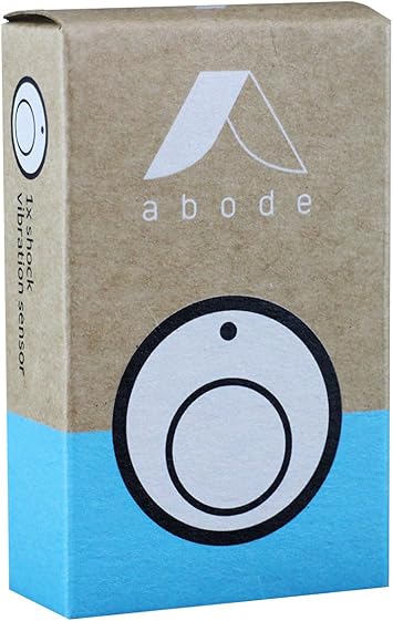 Abode Wireless Vibration Glass Break Sensor | Protects Glass Panes & Alerts You to Any Shocks Or Breaks
