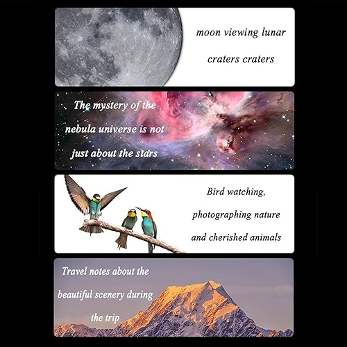 Miniatura 5 de Telescopio Profesional para ver planetas - Prismáticos para caza de 2.756 in de alta potencia y alta definición telescopio astronómico, 15X-150X