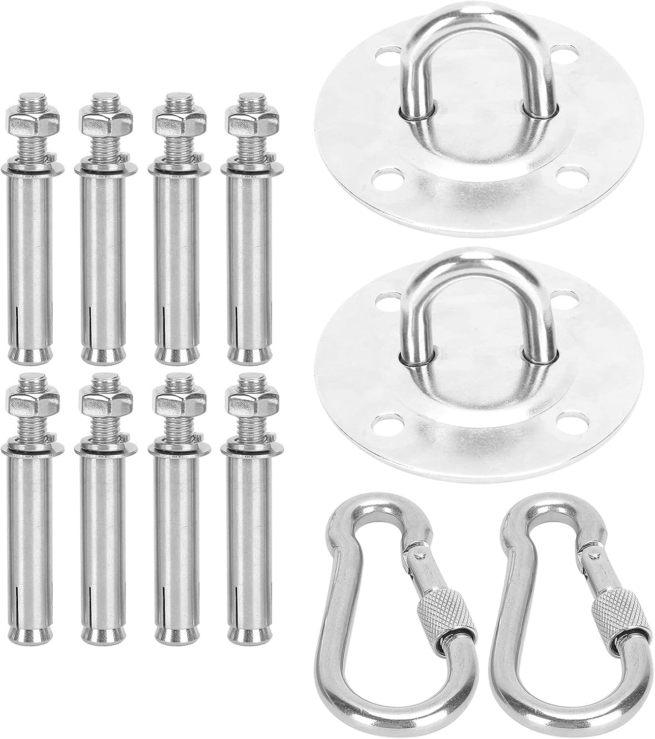 Hammock Hanging Kit, Ceiling Mounting Plate Long Service Life for Camping for Hammock