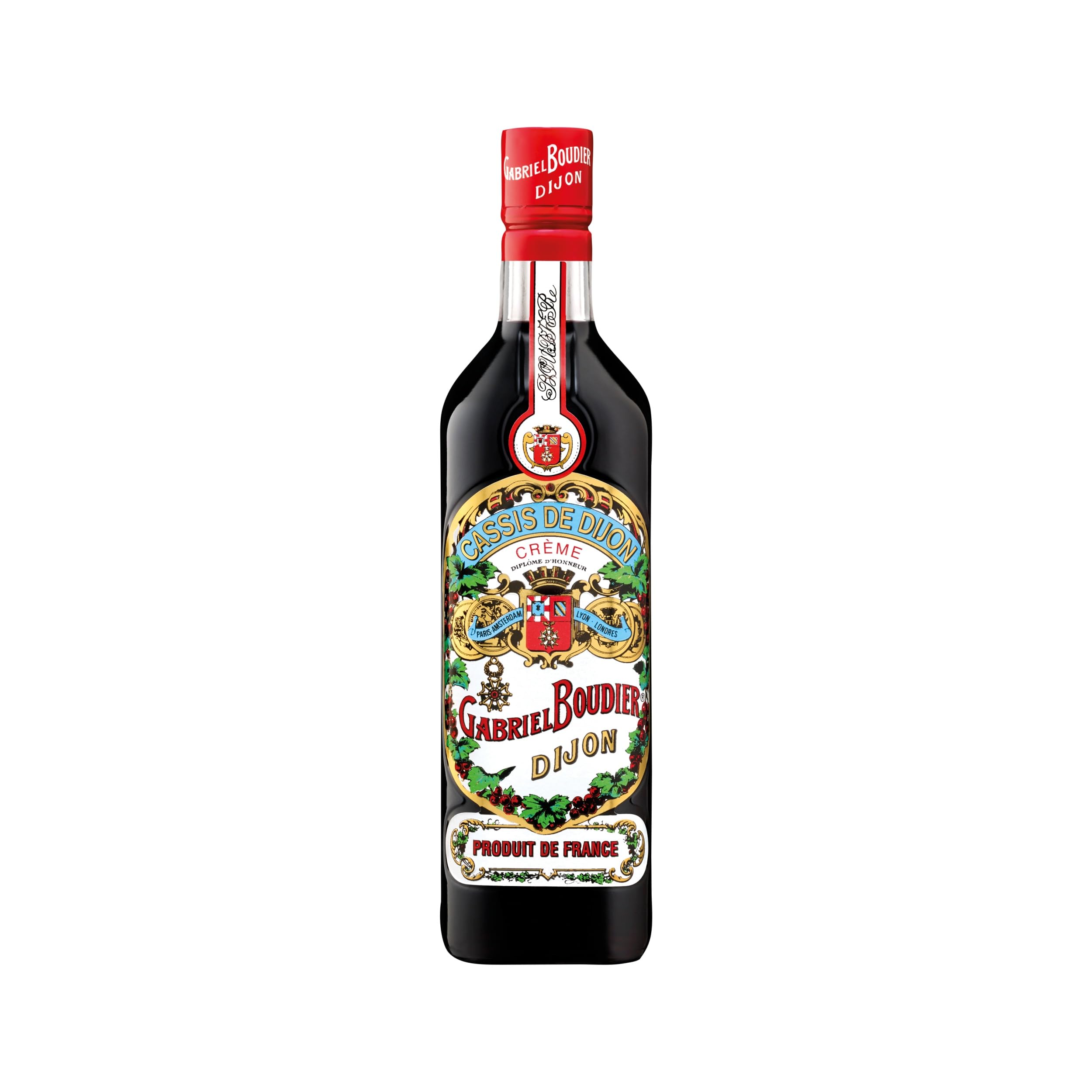 Gabriel Boudier Crème de Cassis de Dijon Liköre süss Frankreich inkl. FeinWert E-Book (1 x 0.5 l)
