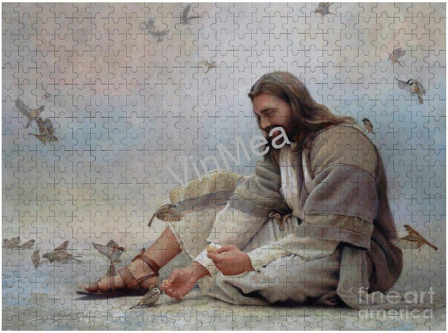 Puzzles for Adults 500 Piece Even-A-Sparrow-Greg-Olsen Jigsaw Puzzles 500 Pieces Games for Adults & Kids