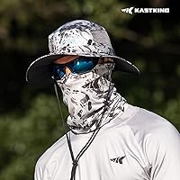 Vista 8 de KastKing Agies - Polaina para el cuello, máscara facial de pesca, protección solar UV, transpirable, de secado rápido, polainas de cuello