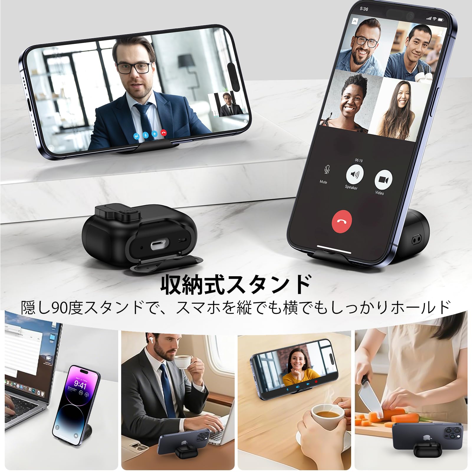 Amazon | Viviber AirPods Pro2 ケース 磁気安全ロック MagSafe対応