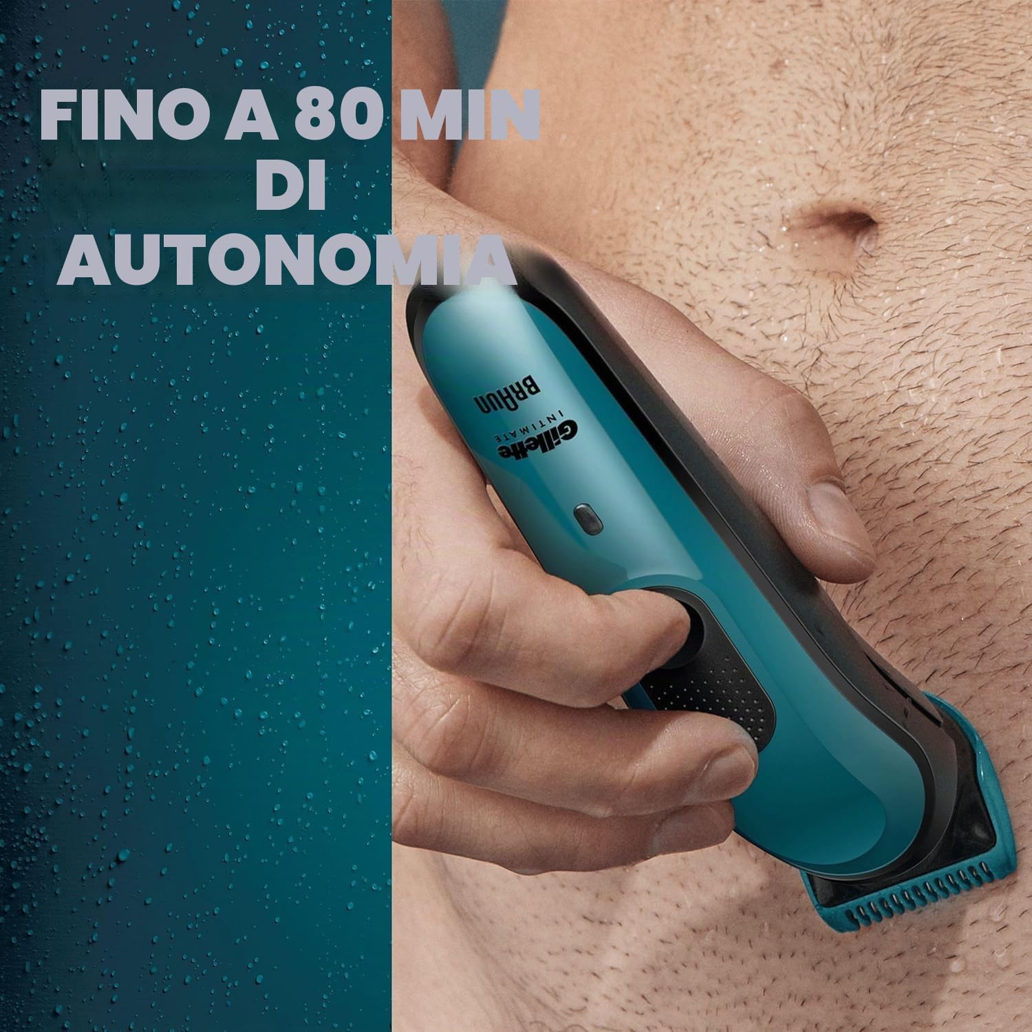 Gillette Intimate - Rasoio intimo, da uomo, I3, per zona intima Skinfirst, impermeabile, precisione e comfort per una rasatura ottimale