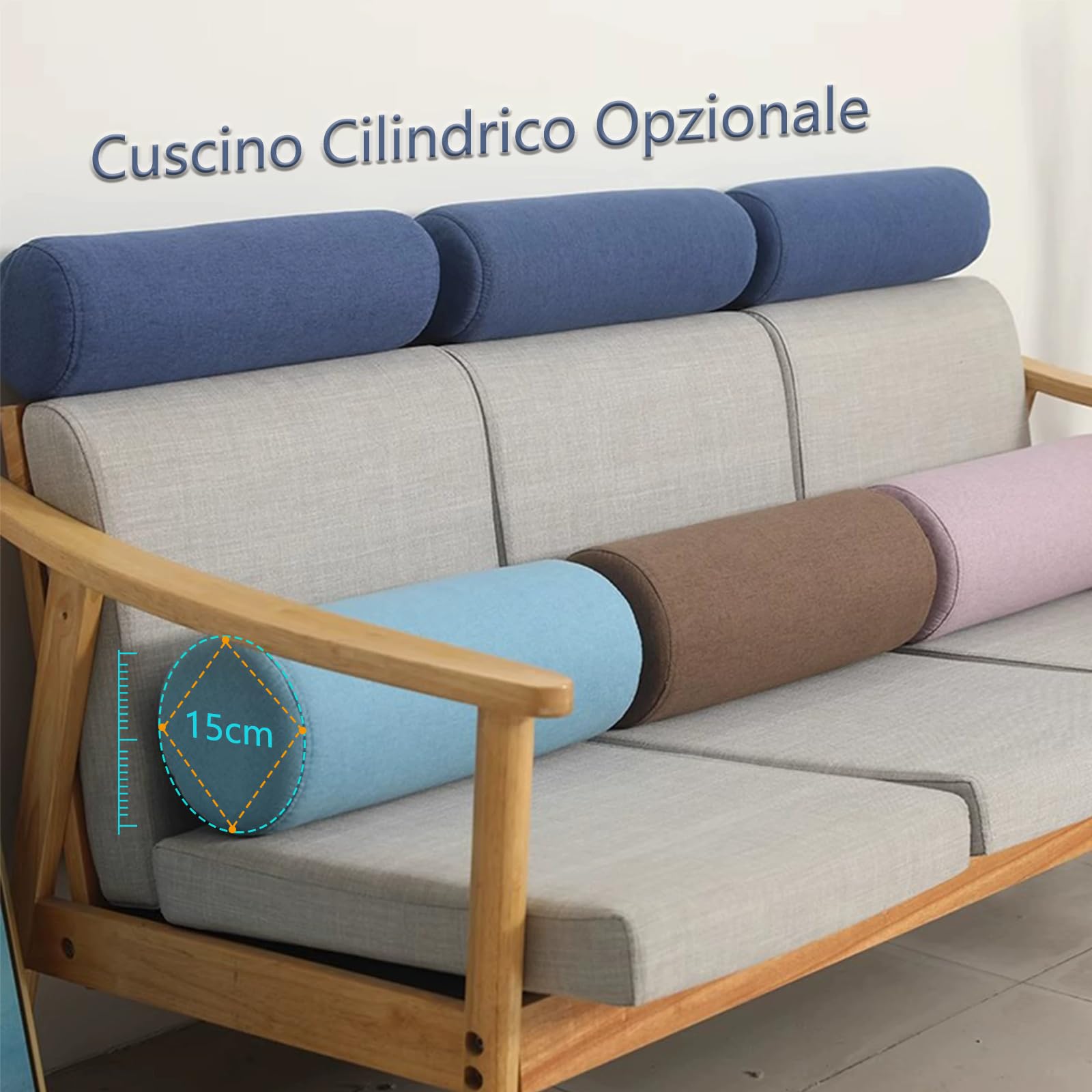 Cuscino Panca Dimensioni Personalizzate, Per Mobili Da Interni/esterni, Giardino, Spessi Cuscini Sedili Pranzo Per Cucina, in Legno Casa, Imbottitura in Spugna 45D