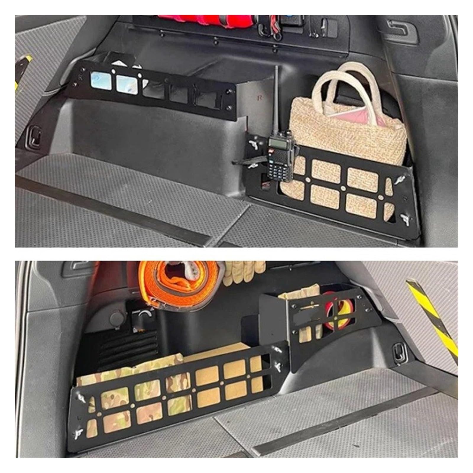 Maletero Trasero Retráctil Bastidores Almacenamiento Modulares Laterales para Maletero para Nissan para X-Trail T31 2008-2013 Marco Organizador Carga Izquierdo Derecho Cubierta Carga