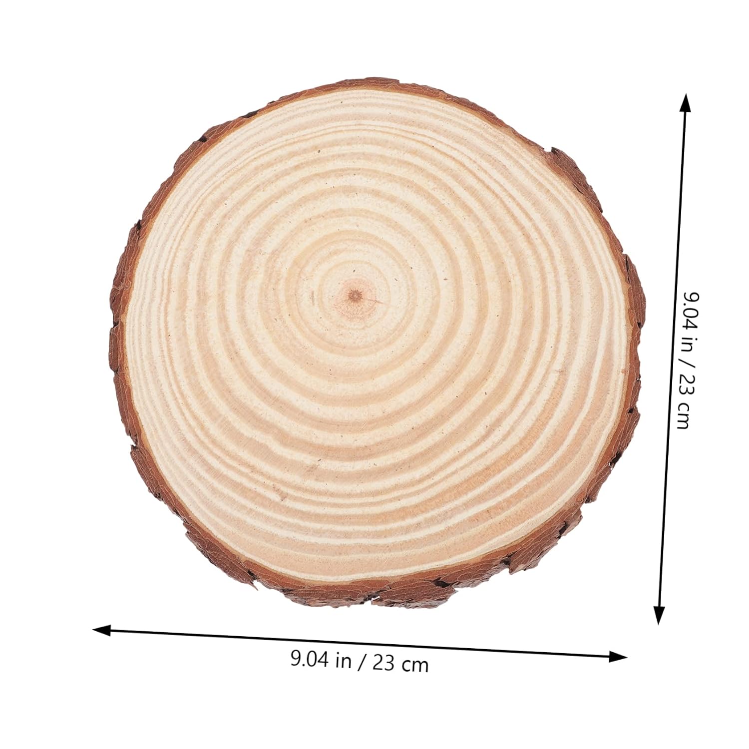 2pcs Outdoor Garden Stepping Stones Wood Log Thick Lawn Decor Pathway Walkway Landscaping Decorative